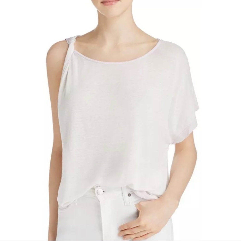 Free People Pluto twist 1 shoulder top S lavender